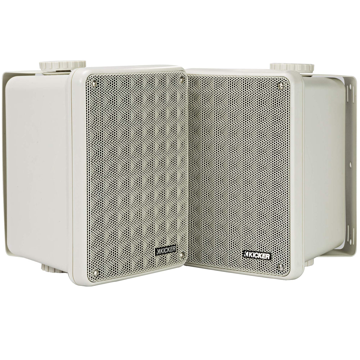 KICKER KB6B 6.5-inch woofer delivers clear outdoor sound for patios and decks.