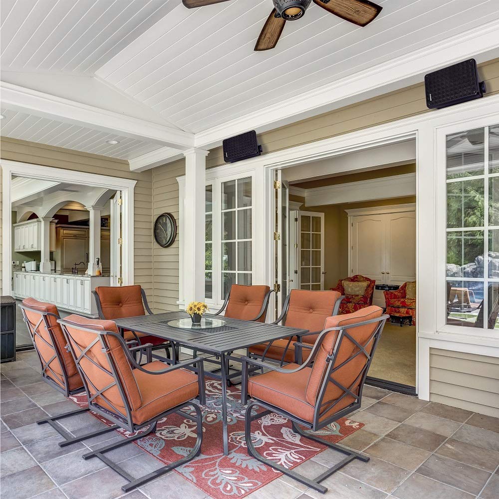 KICKER KB6B poolside-ready setup showcasing indoor-outdoor versatility.