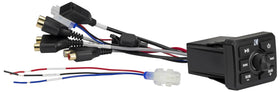 KICKER KBTR dedicated subwoofer RCA output for enhanced bass.