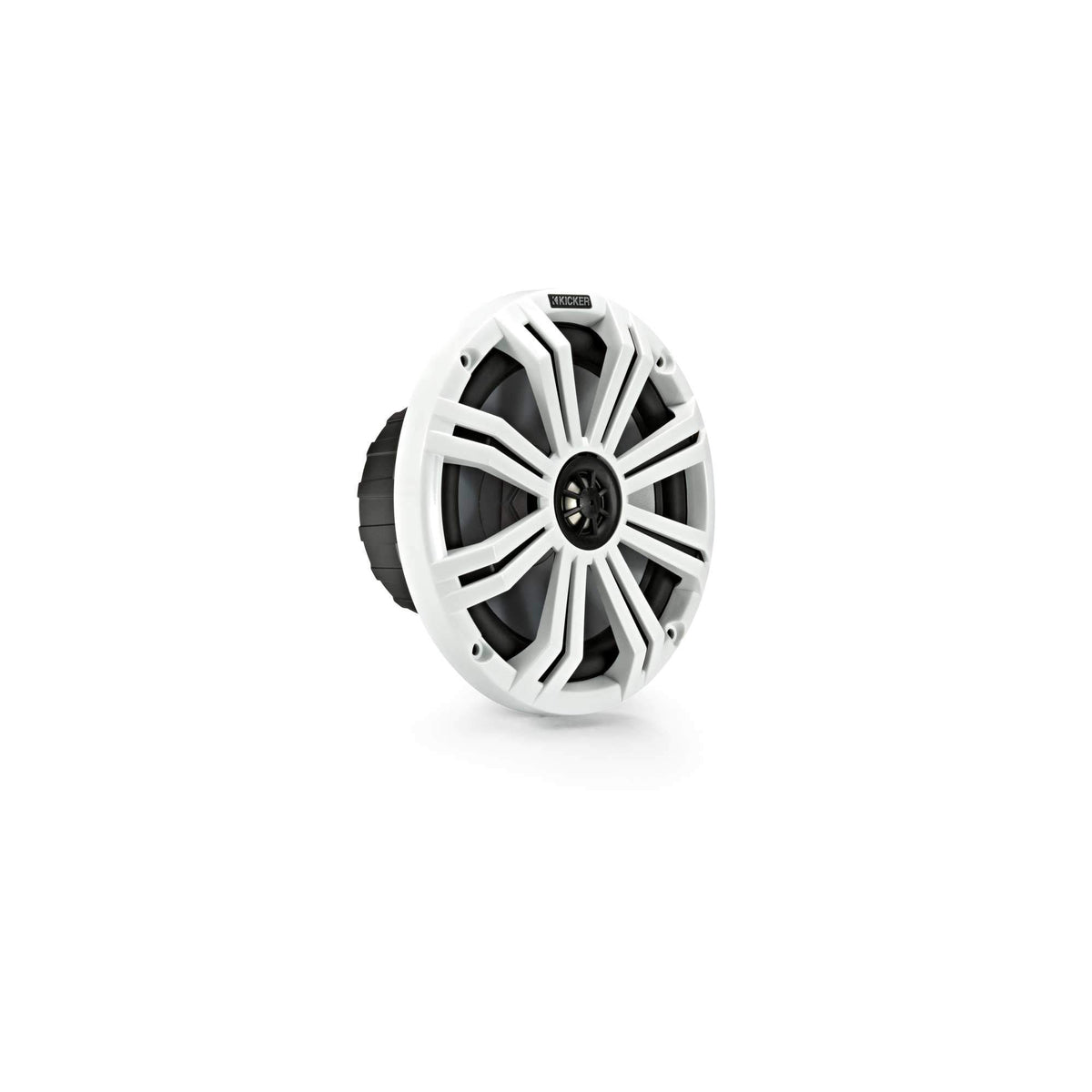 White KM8 grille closeup for clean boat interior match