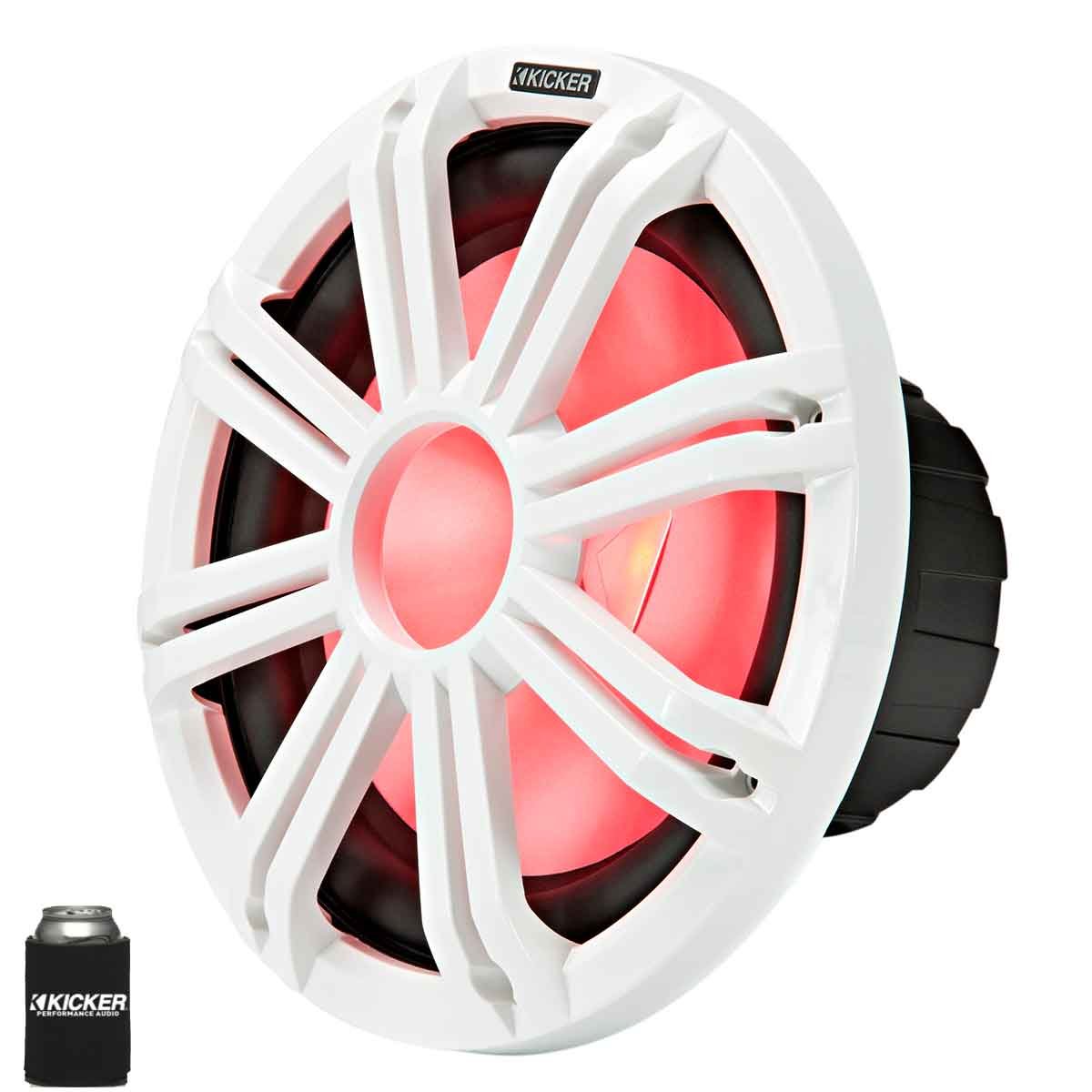 KICKER KMF124 sealed motor structure for durable marine performance