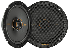 KICKER KS-Series 6-75 inch coaxial front view demonstrates compact design for easy fit