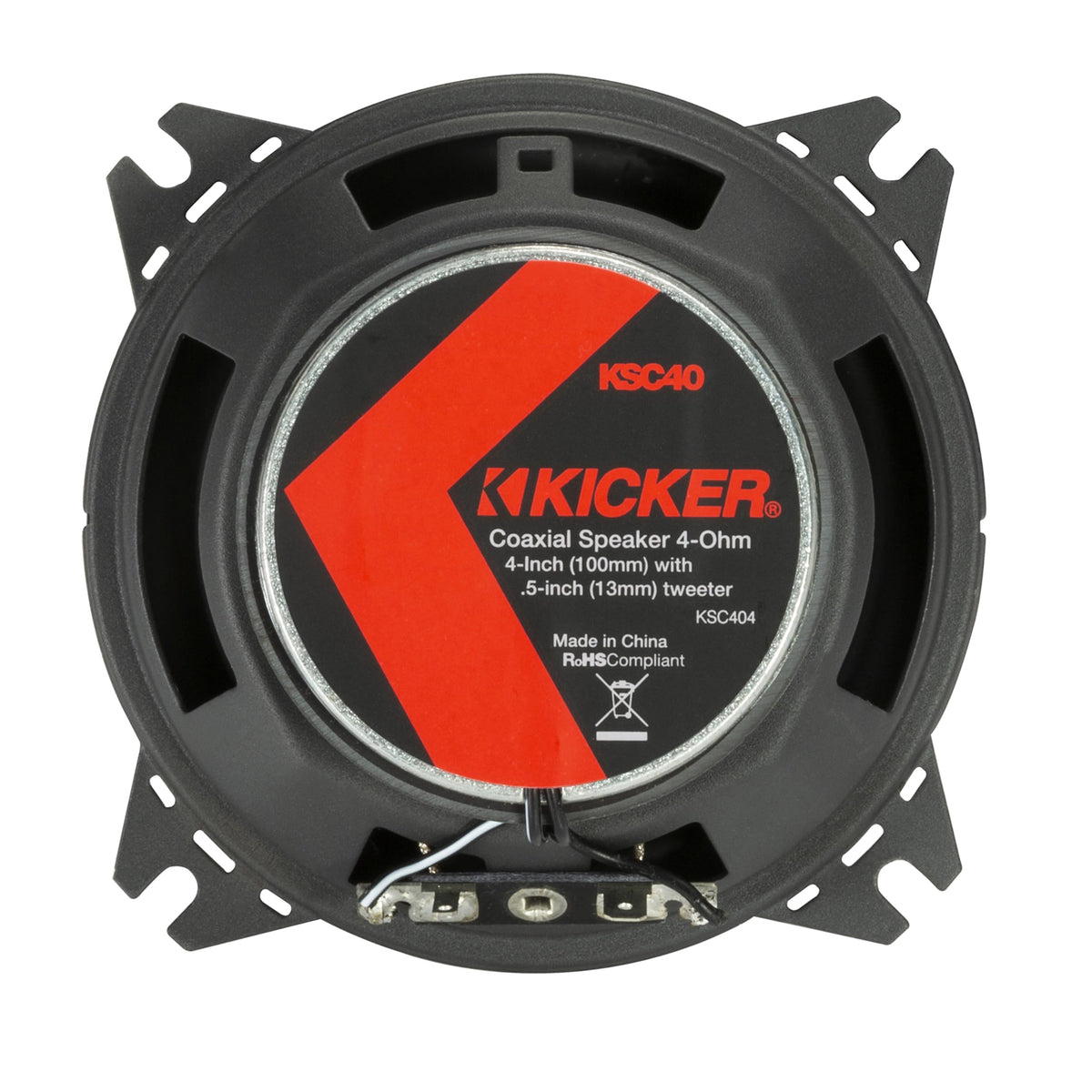KICKER KS-Series rubber surround supports smooth bass response