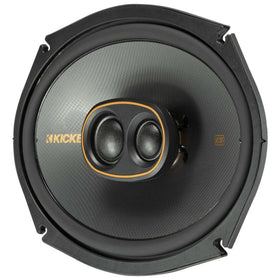 KICKER 1-inch tweeters with compact design for easy install.