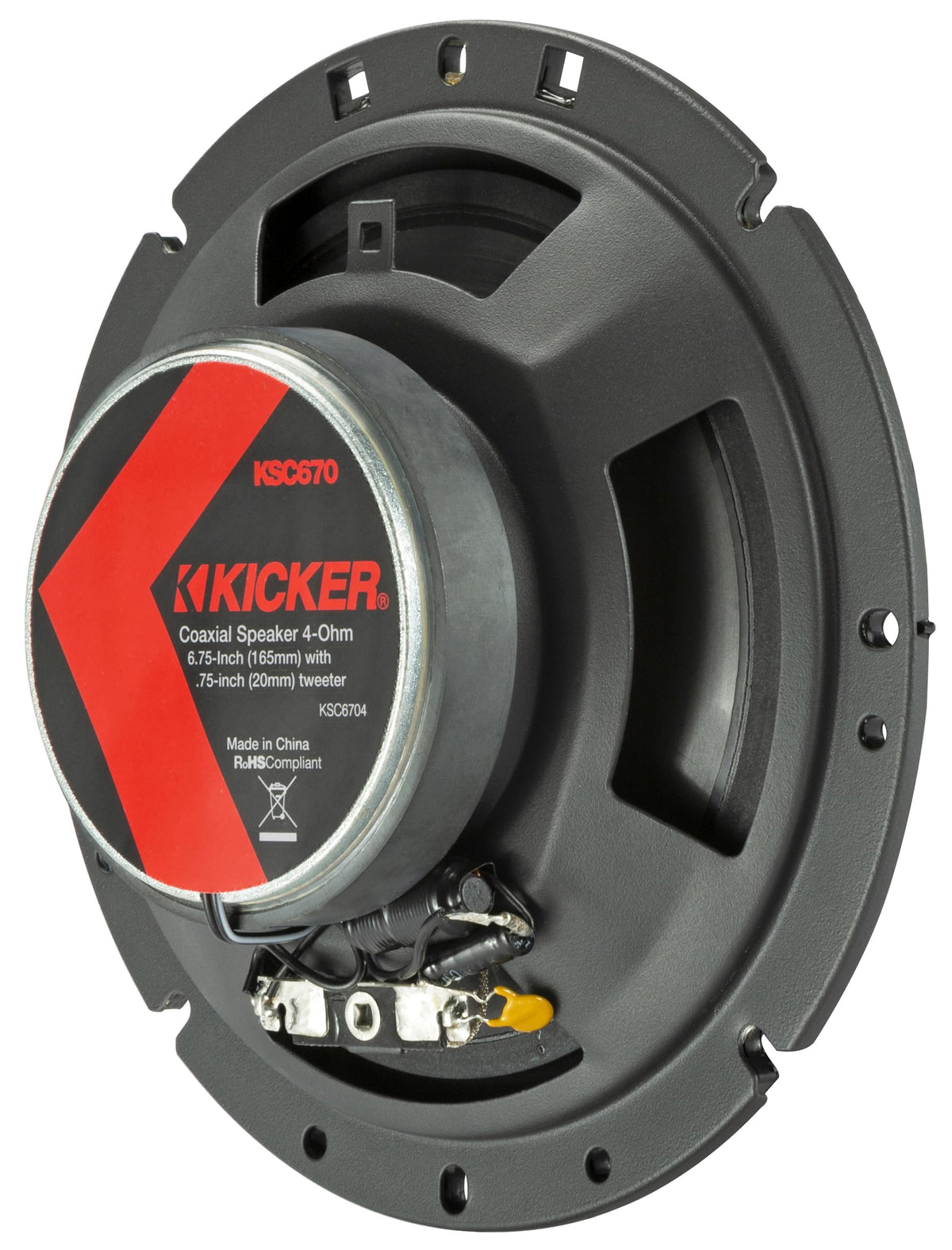 KICKER KS-Series pair installed in car for immersive listening