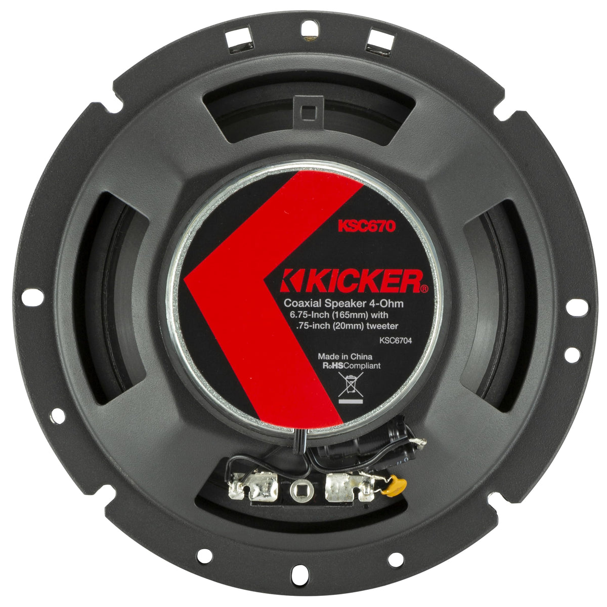 KICKER KS-Series tweeter detail supports crisp high frequencies