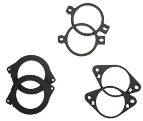 KICKER KS-C2704 bracket options shown for flexible factory-fit installation