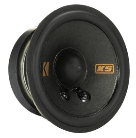 KICKER KS-C2704 compact midrange fits tight spaces with crisp sound
