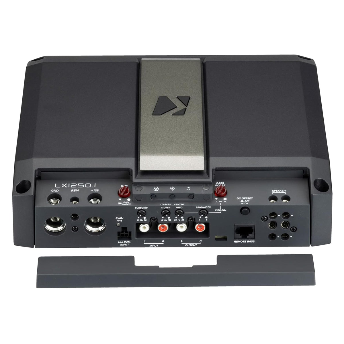 KICKER LX1250 Class-D design delivers efficient power with cooler operation.