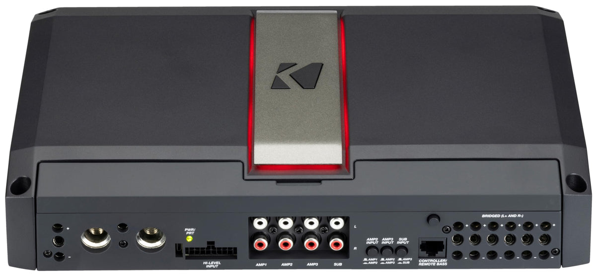 KICKER LX1300.7 LXCC control center provides real-time status for easier tuning