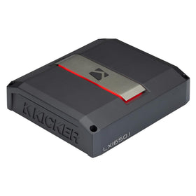 KICKER LX1650.1 remote LXRC enabling on-the-go bass tuning.