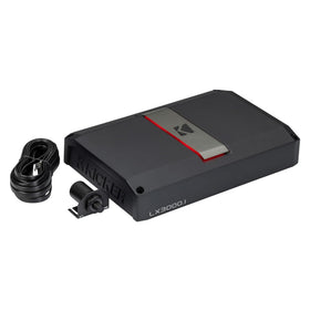 KICKER LX3000.1 front panel with bass tuning controls and power for precise sound