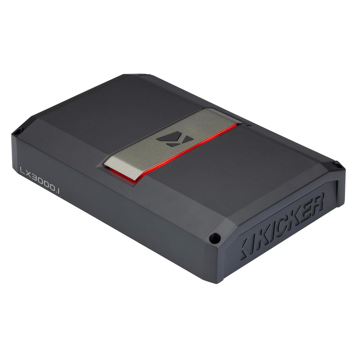 KICKER LX3000.1 LXRC remote control for quick bass adjustments on the go