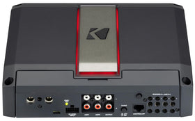 KICKER LX500.4 RGB LED center panel for customizable lighting.