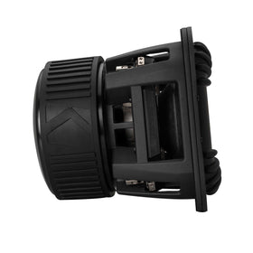 KICKER SoloX L7X dual-spider suspension maintains control during bass peaks.