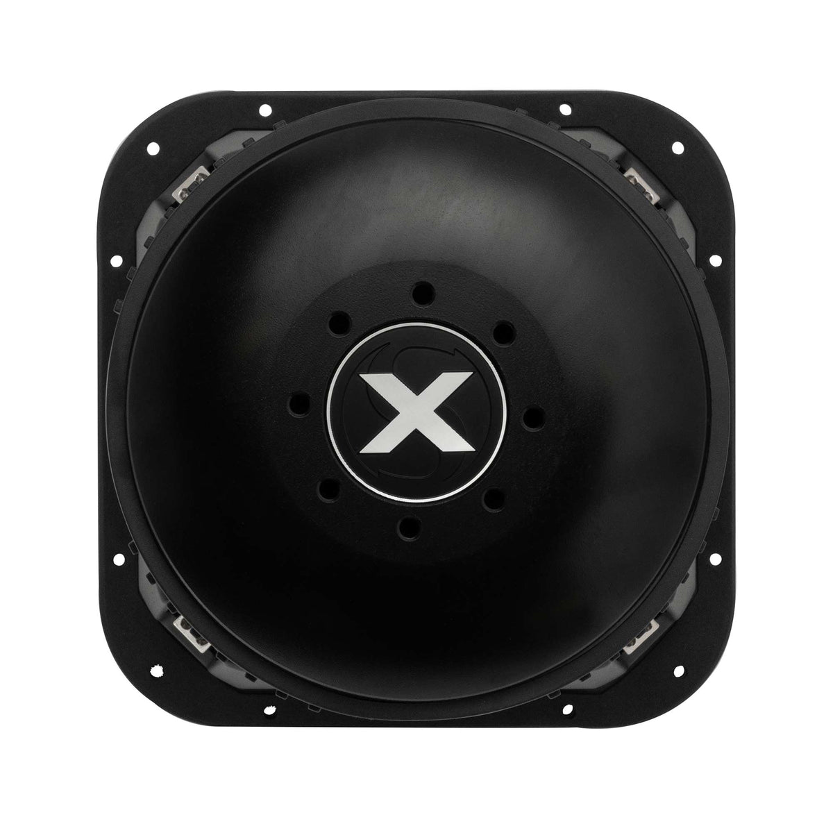KICKER SoloX L7X square cone improves air movement and precision.