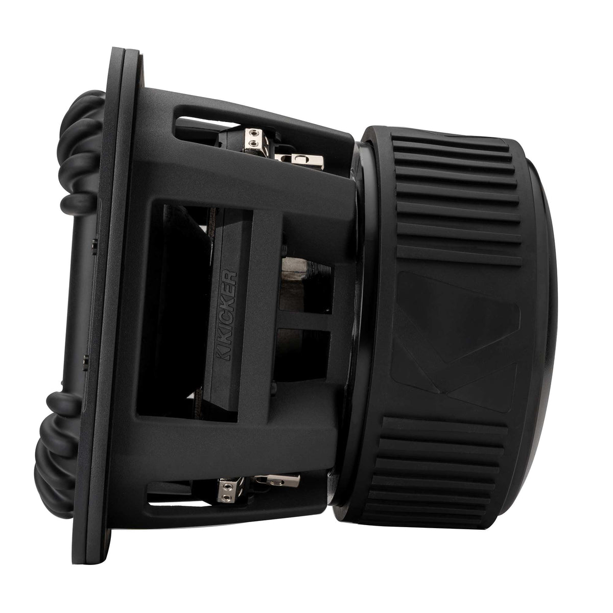 KICKER SoloX L7X terminal blocks offer flexible wiring options.