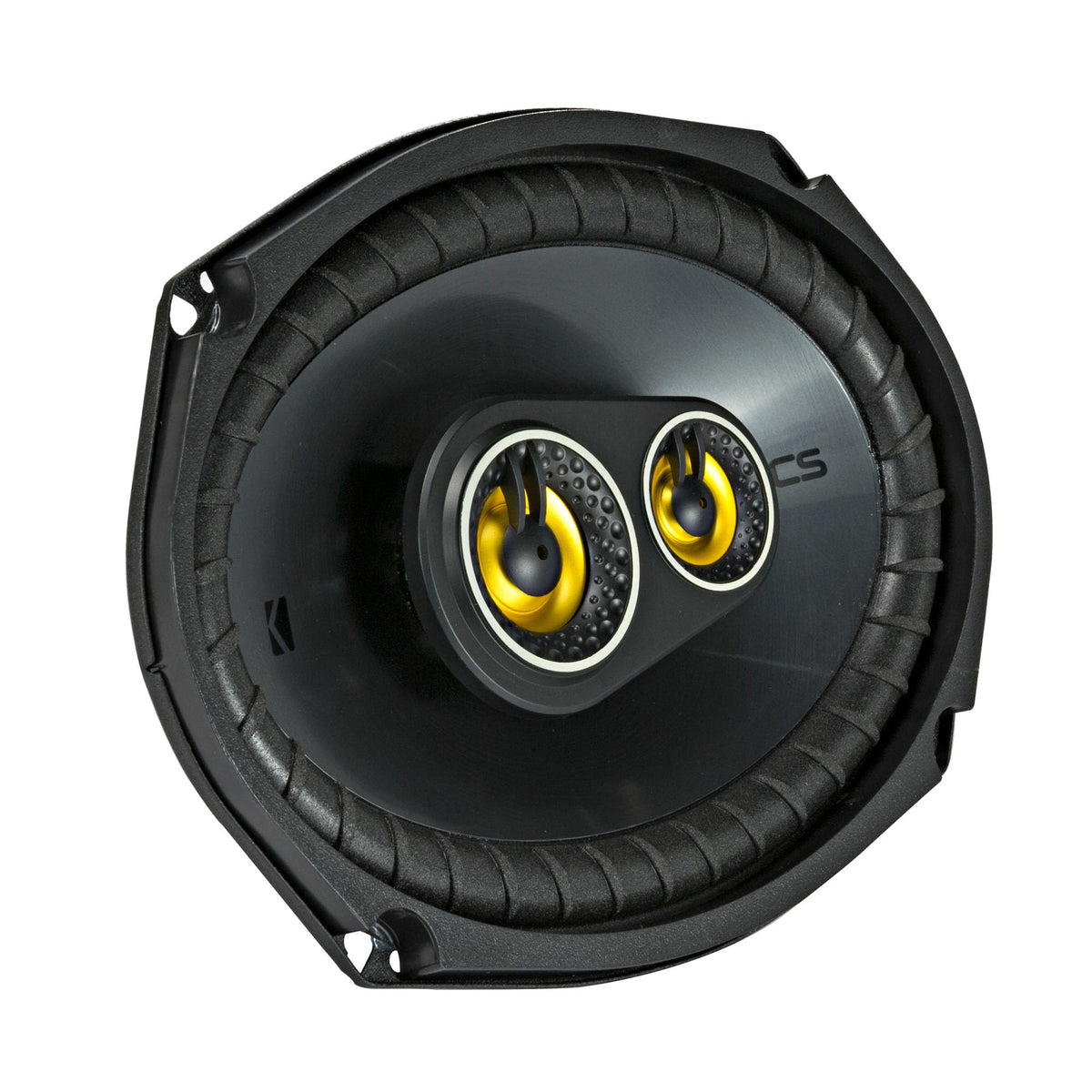 KICKER UV-treated surrounds on cone resist heat and sun damage.