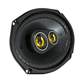 KICKER UV-treated surrounds on cone resist heat and sun damage.