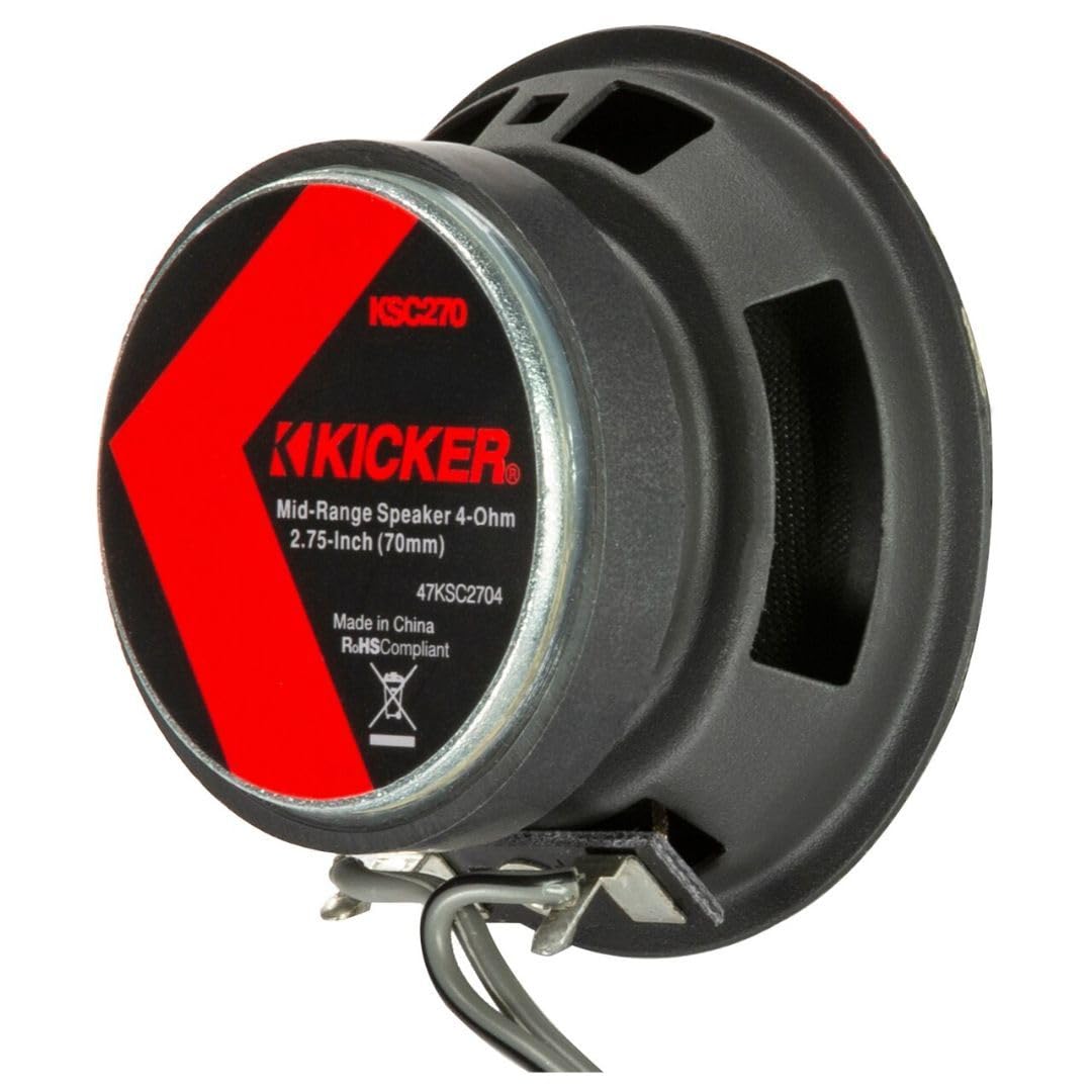 KICKER included fitment brackets laid out for straightforward installation