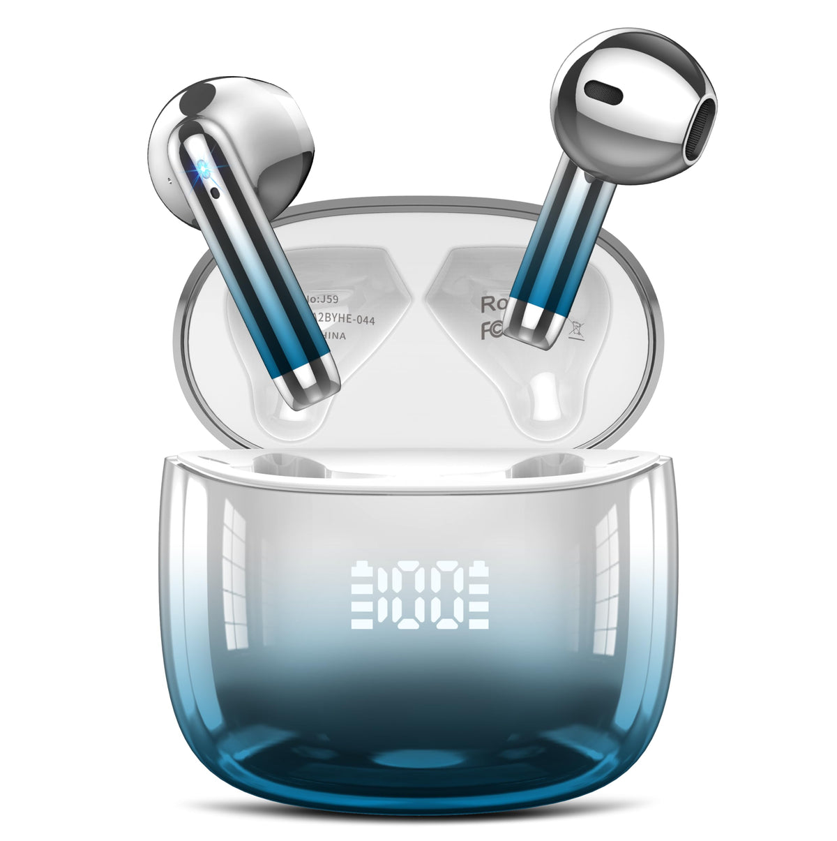 Kicoeon Earbuds with LED power display for quick battery checks on the go.