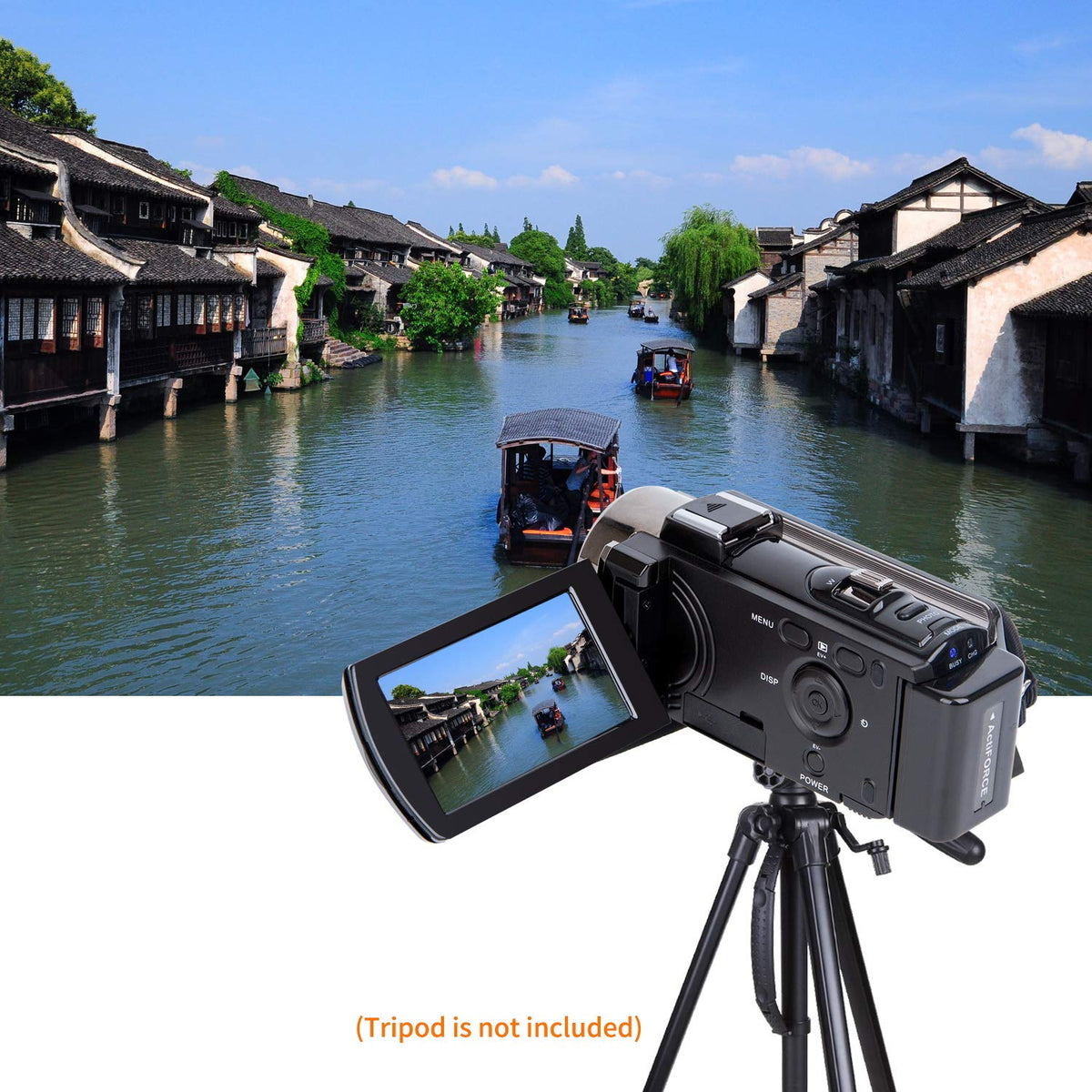 kicteck video camera camcorder pause function to avoid restarting clips