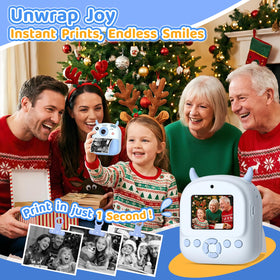 Kidagins Instant Print 1-second shot shows quick, tangible memories for kids.