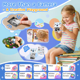 Kidagins Kids Camera 2.4-inch screen makes framing simple.