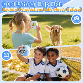 Kidagins Kids Camera safe, durable shell protects little hands.