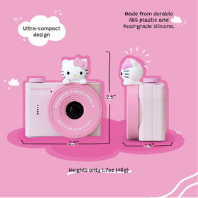 Kidamento Hello Kitty camera back view showing simple controls