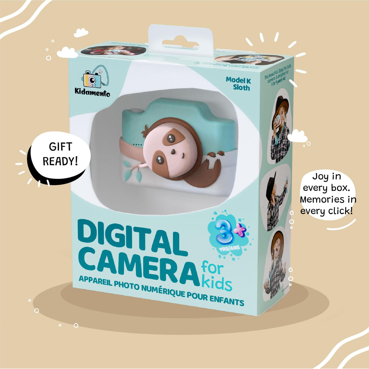 HD video on Kidamento K Zippy the Sloth for simple storytelling