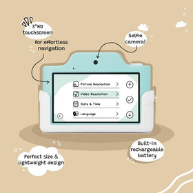 Kidamento K Zippy the Sloth touchscreen eases navigation for little photographers