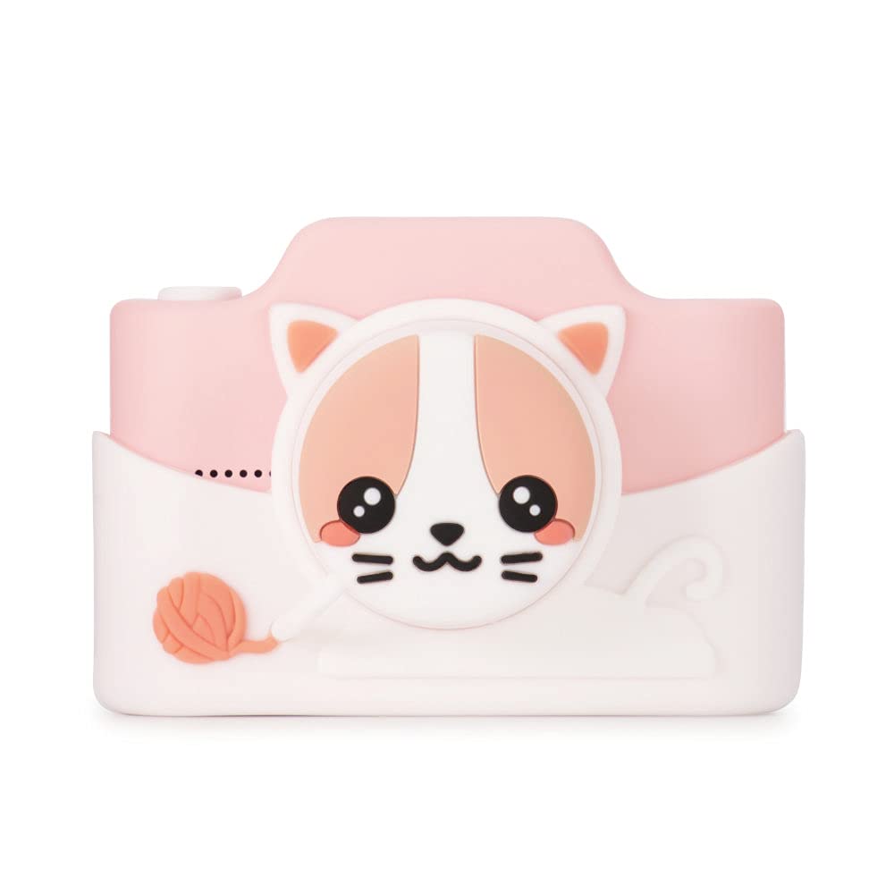 Kidamento Kids Digital Camera with cat-face design for playful photos.