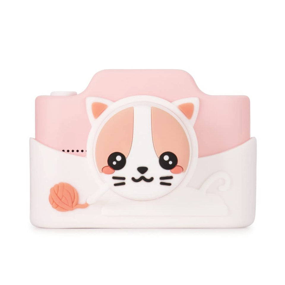 Kidamento Kids Digital Camera with cat-face design for playful photos.