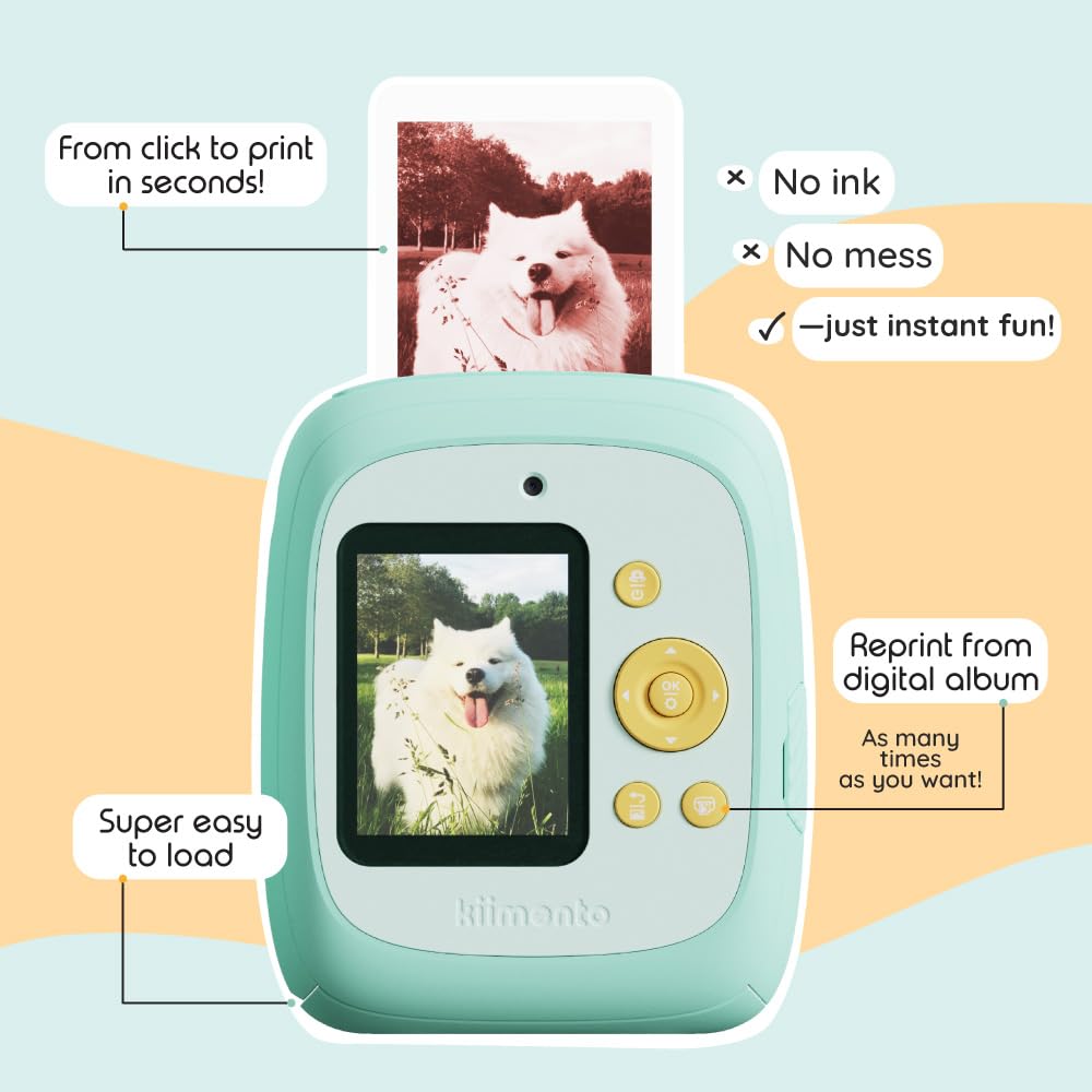 Kidamento kiimento 48MP photo clarity for crisp, printable results