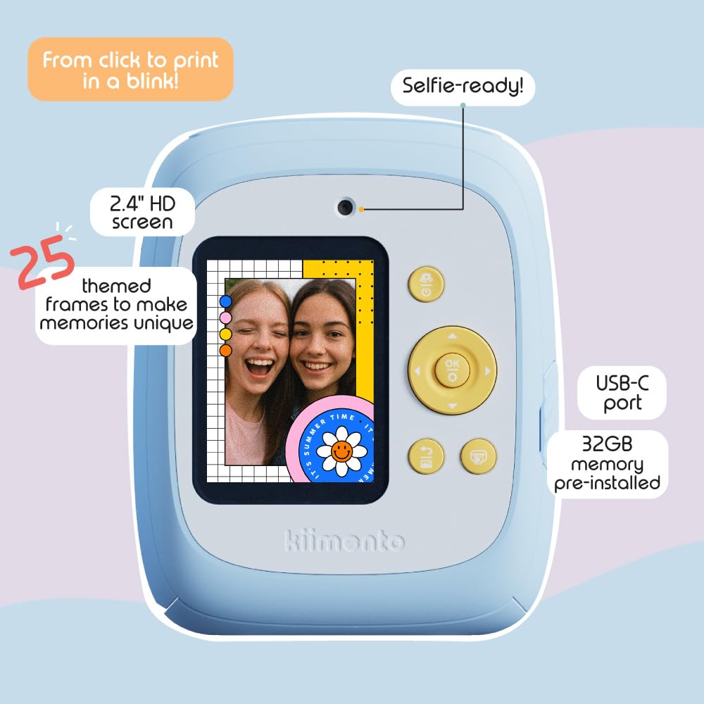 Kidamento kiimento P2 2.4-inch HD screen for framing shots