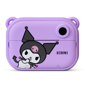 Kidamento Kuromi camera front view with 2.4-inch screen for quick photo capture.