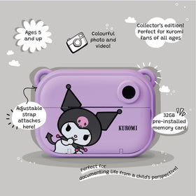 Kidamento Kuromi stickers sheet enhances photos with decorative options.