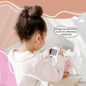 Kidamento soft silicone casing offers a comfortable, drop-tolerant grip.
