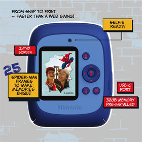 Kidamento Spider-Man 32GB SD card included for generous storage
