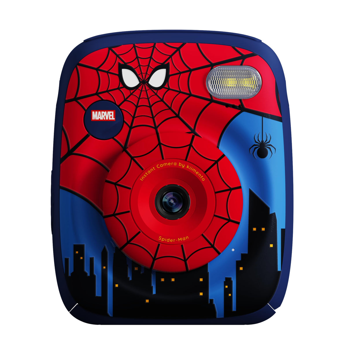 Kidamento Spider-Man official camera front view for vivid, kid-friendly adventures