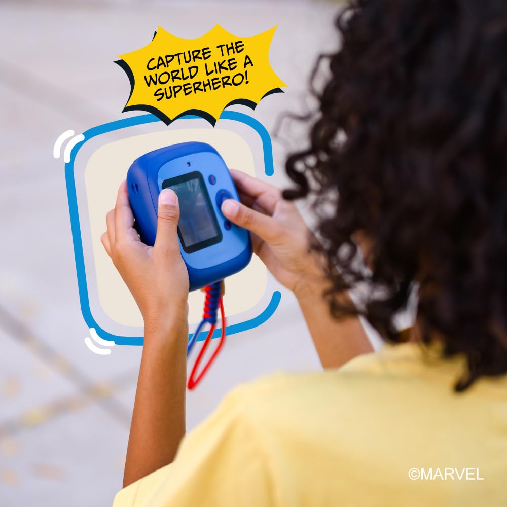 Kidamento Spider-Man shock-resistant design ideal for travel and play