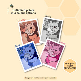Kidamento Winnie the Pooh four print styles match moods