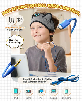 KIDSBAND 3.5mm jack for reliable wired playback