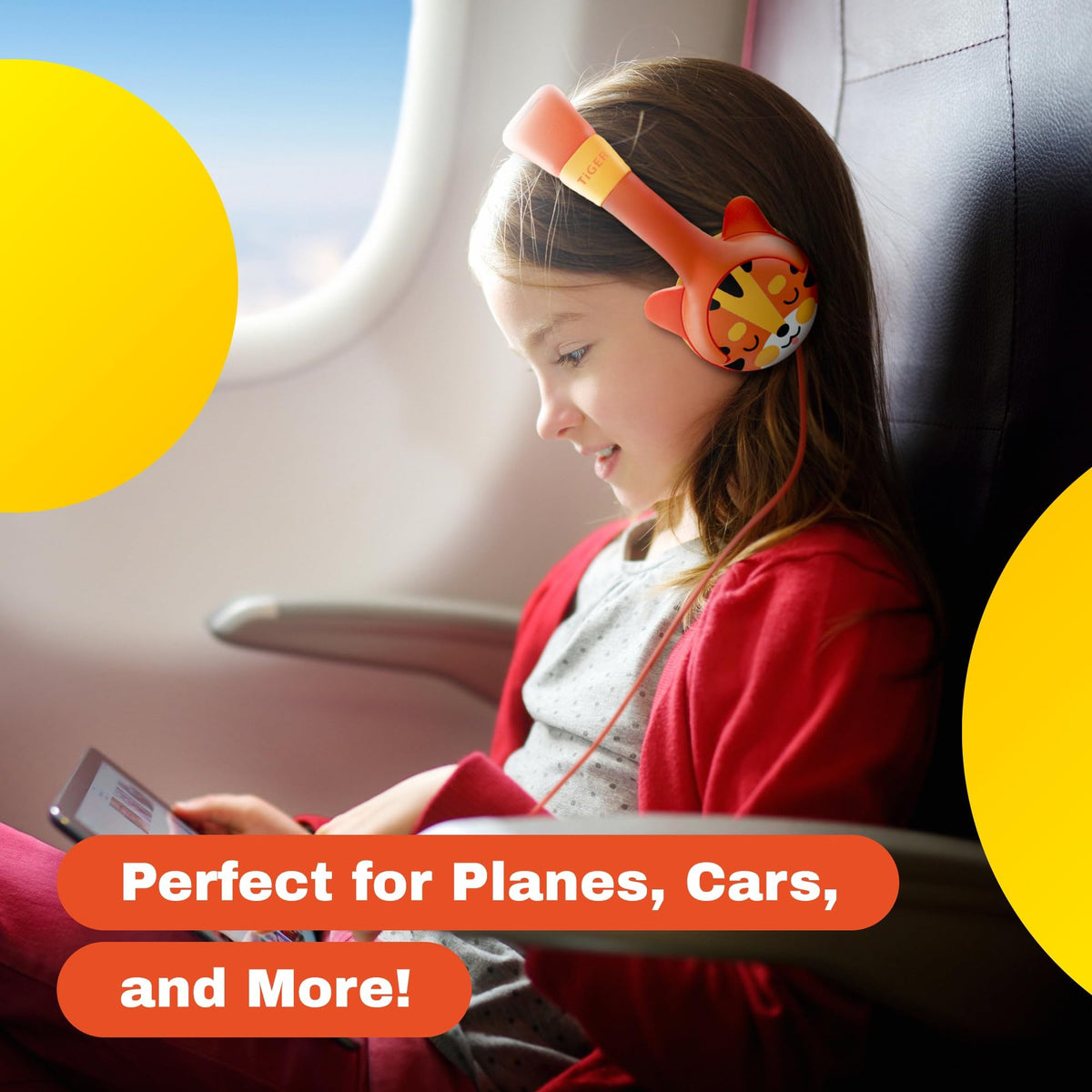 Kidrox adjustable headband extended to show grow-with-child fit