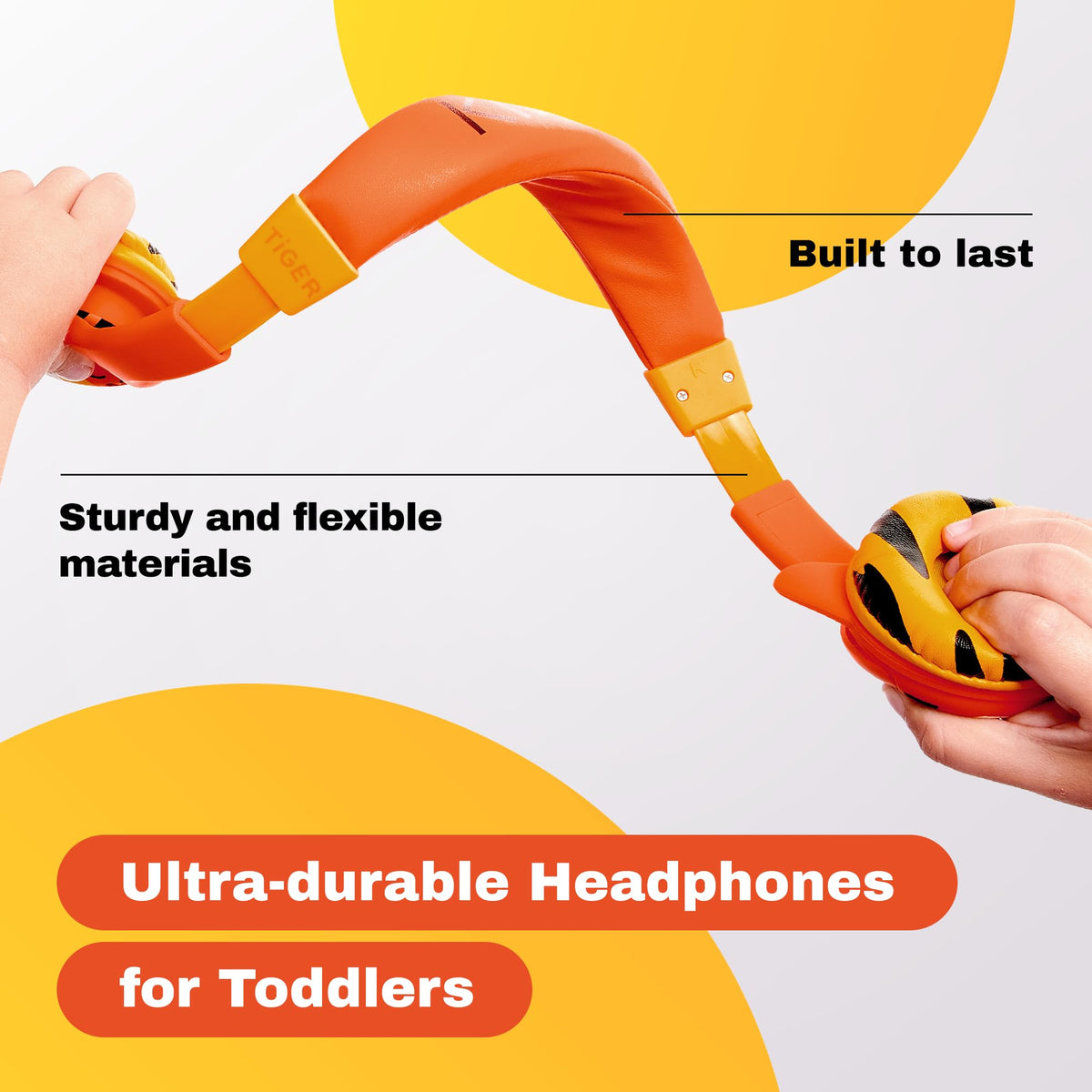 Kidrox close-up of cushioned ear pad for comfort and quieter listening