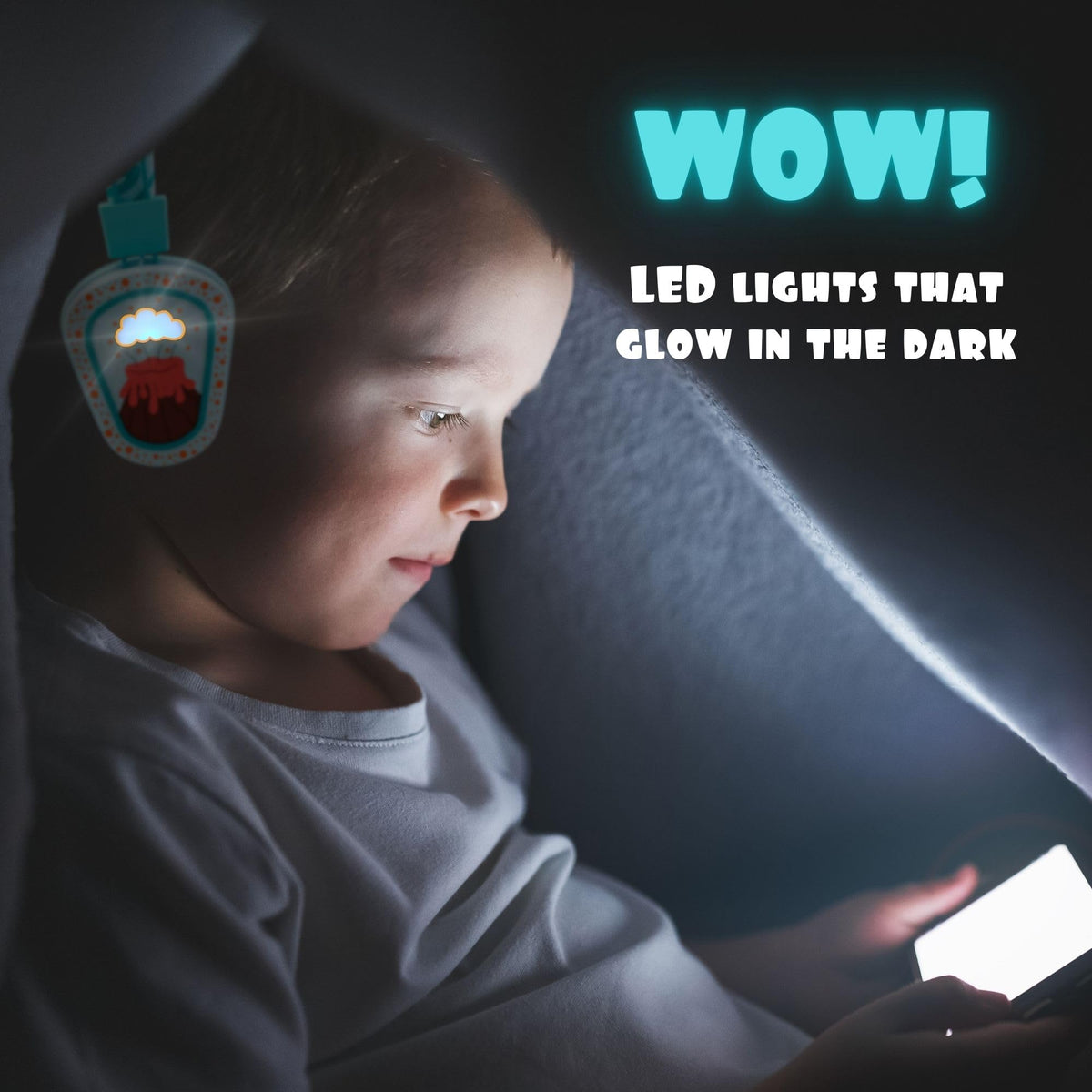 Kidrox Dino headphones are ideal for school, travel, and home entertainment.