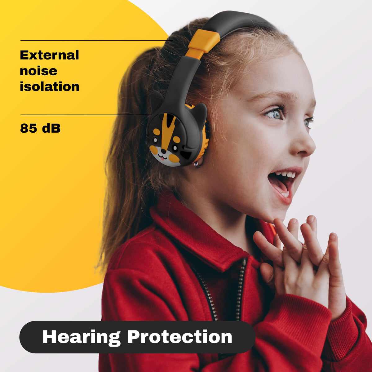 Kidrox close-up of soft ear cushion offering gentle comfort for ears