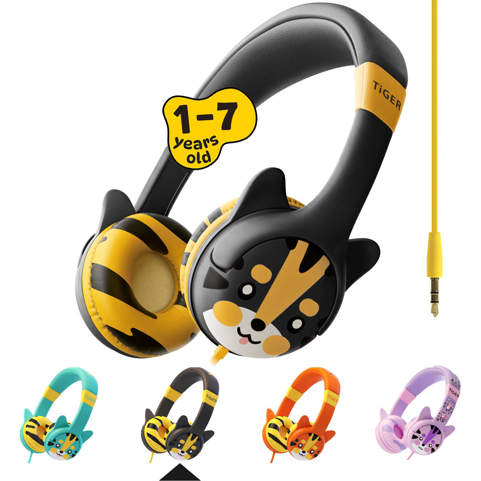 Kidrox front view showing tiger print and kid-friendly fit for comfort