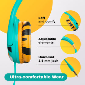 Kidrox soft ear cushion texture for comfortable long wear